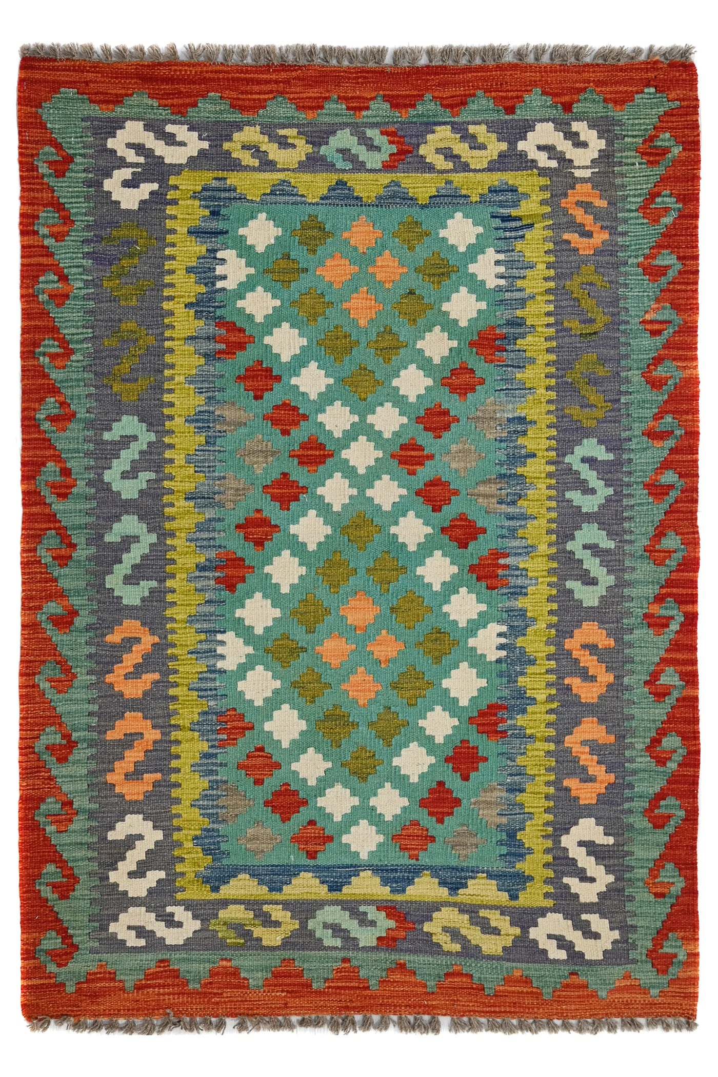 Kilim Afghan Rug – Cerulean Story