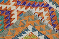 Hand-woven Afghan Kilim Rug, 82 x 122 cm