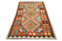 Hand-woven Afghan Kilim Rug, 97 x 160 cm