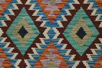 Hand-woven Afghan Kilim Rug, 102 x 148 cm