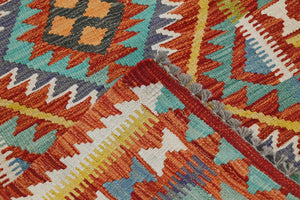 Hand-woven Afghan Kilim Rug, 87 x 137 cm