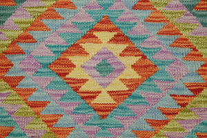 Hand-woven Afghan Kilim Rug, 84 x 117 cm