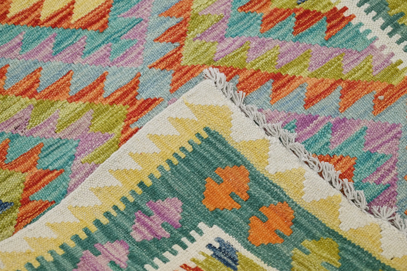 Kilim Afghan Rug – Sky Keystone