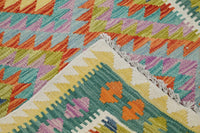Hand-woven Afghan Kilim Rug, 84 x 117 cm