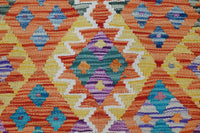 Hand-woven Afghan Kilim Rug, 102 x 152 cm