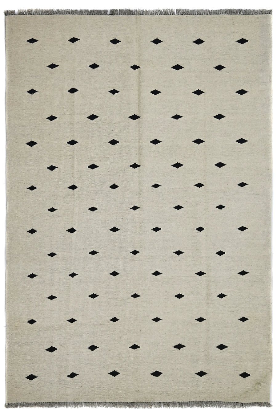 Hand-woven Afghan Kilim Rug, 164 x 243 cm