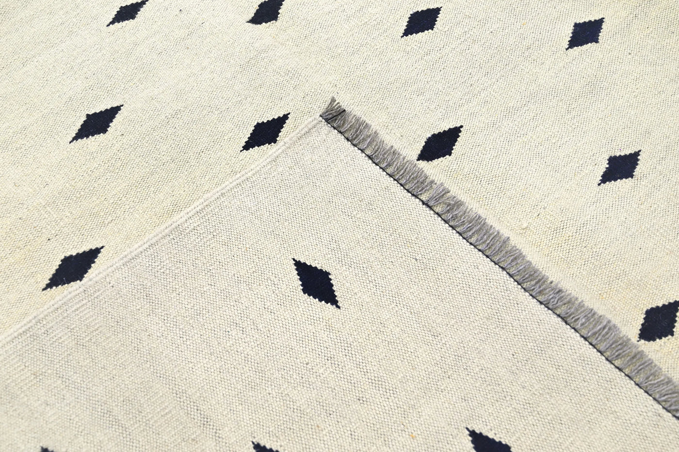 Kilim Afghan Rug – Linen Prism