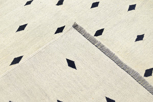 Hand-woven Afghan Kilim Rug, 164 x 243 cm