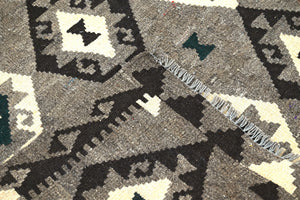 Hand-woven Afghan Kilim Rug, 150 x 195 cm