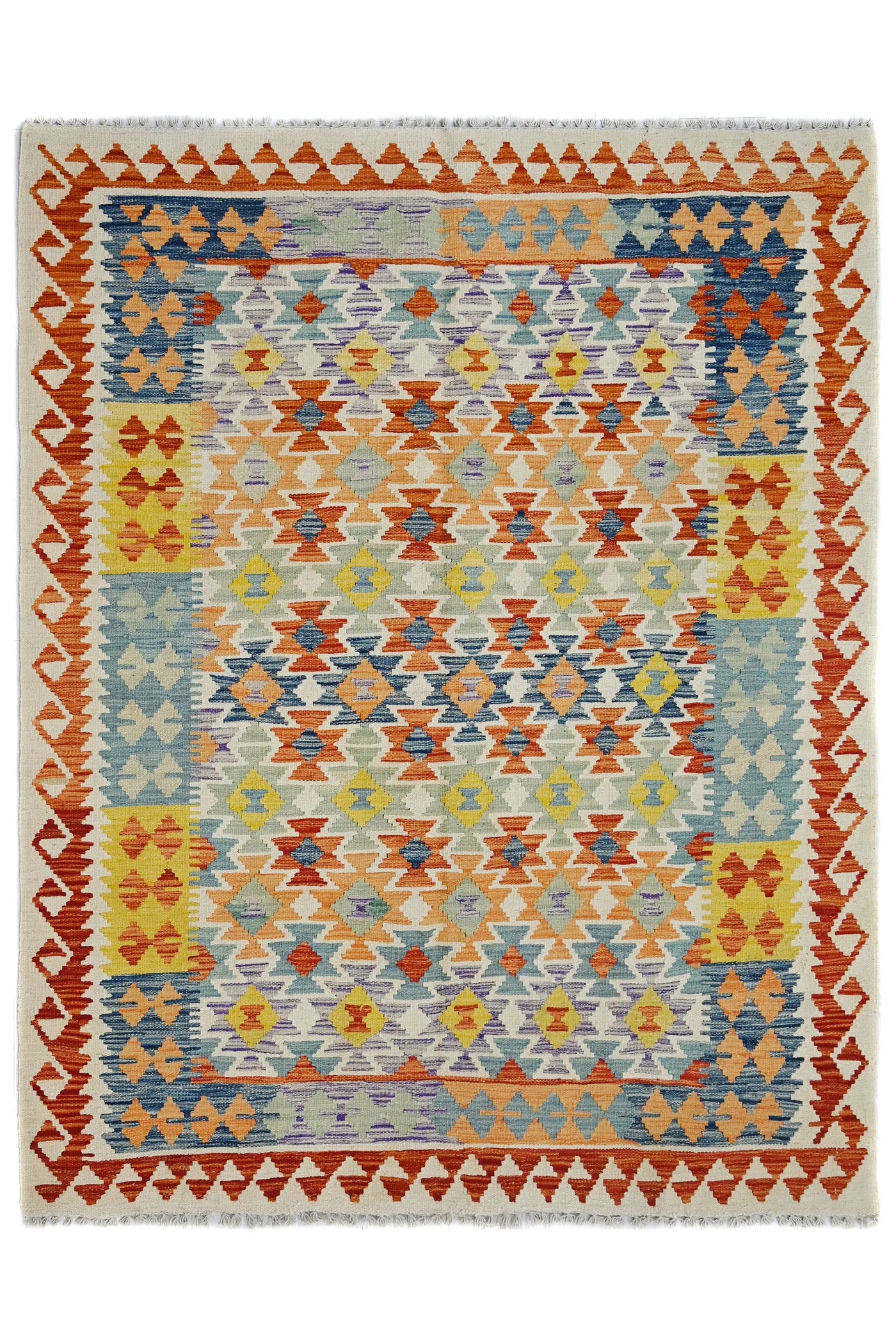 Kilim Afghan Rug – Clay Keystone