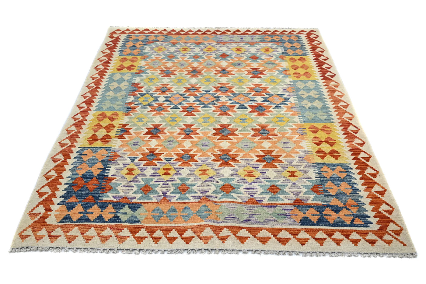 Kilim Afghan Rug – Clay Keystone