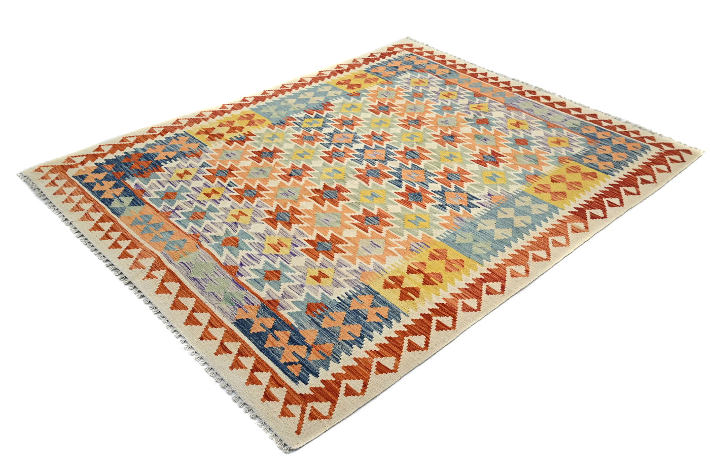 Kilim Afghan Rug – Clay Keystone