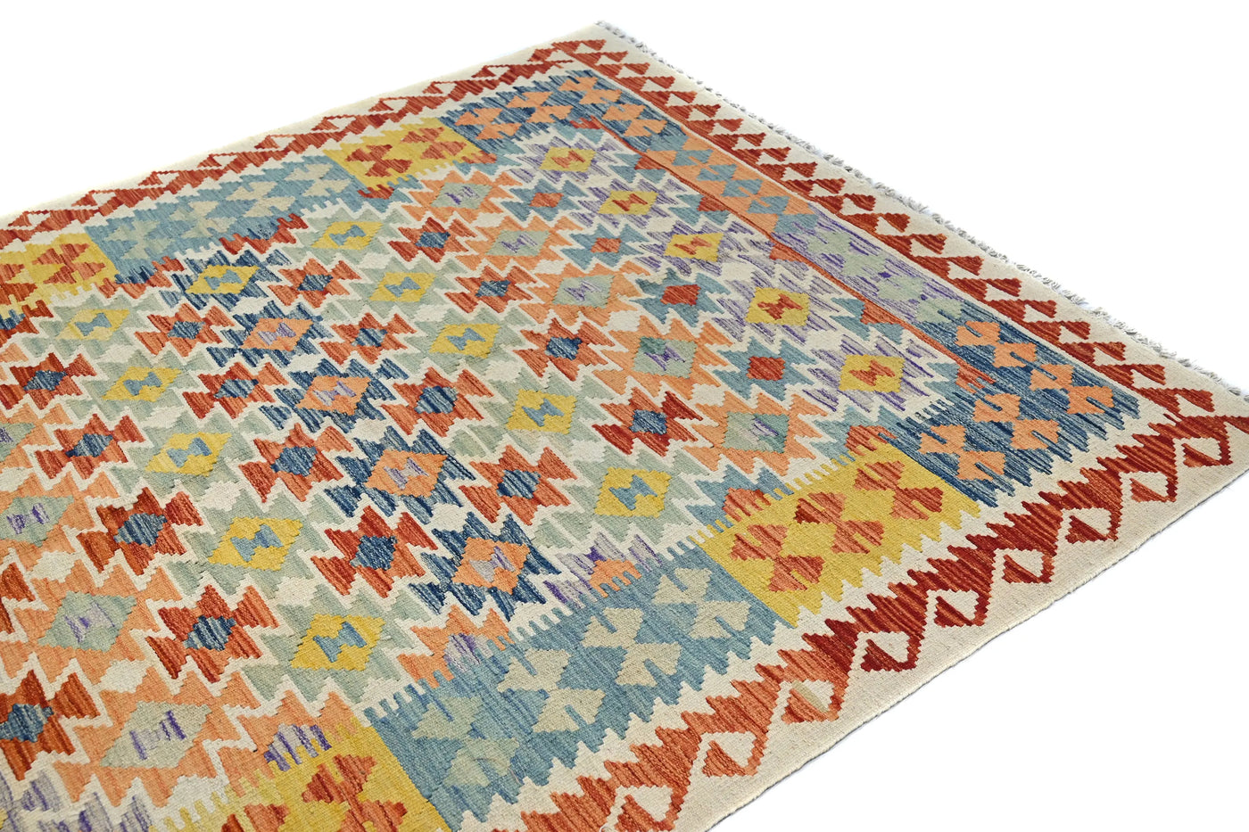 Kilim Afghan Rug – Clay Keystone