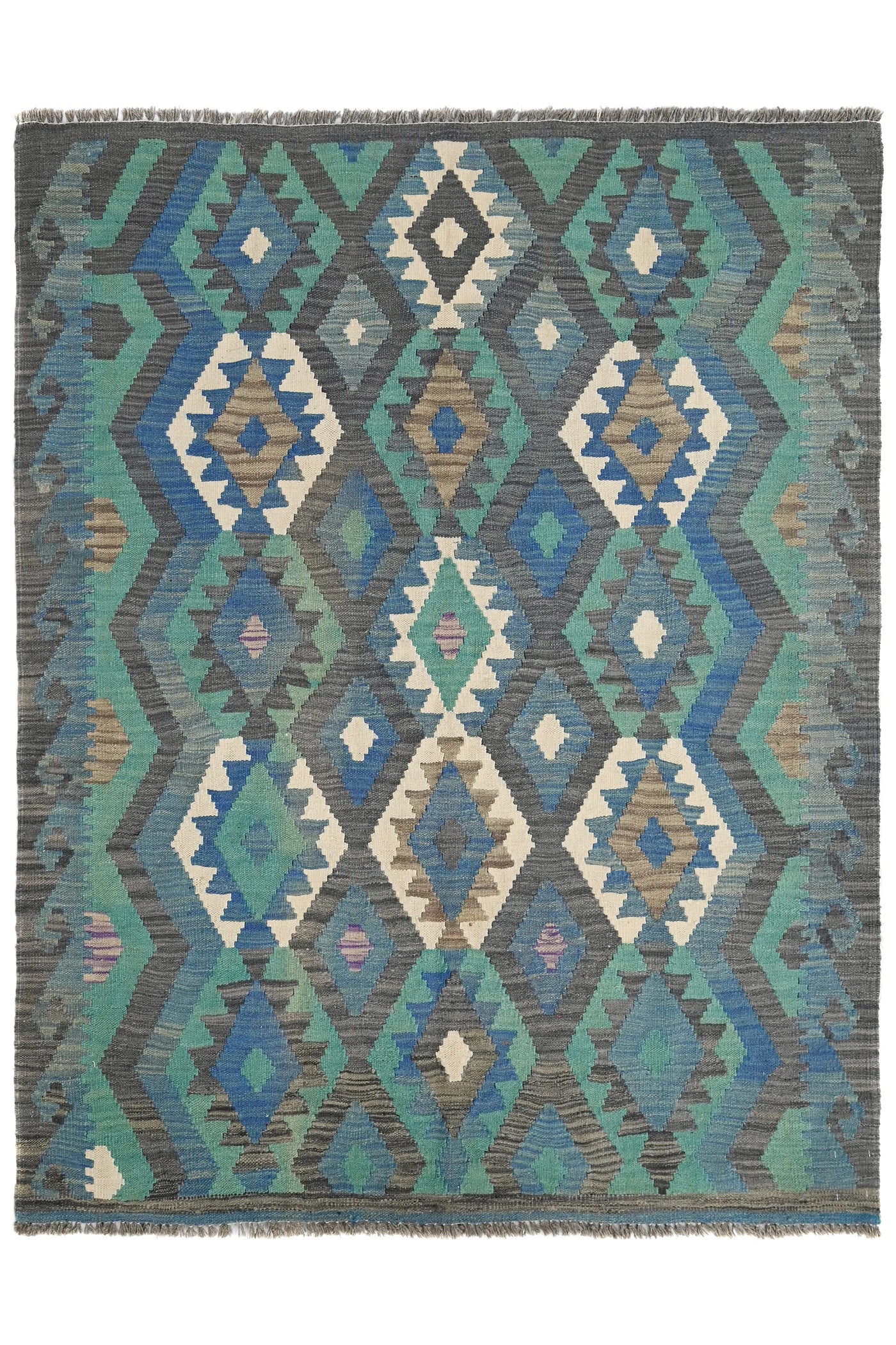 Kilim Afghan Rug – Azure Caravan