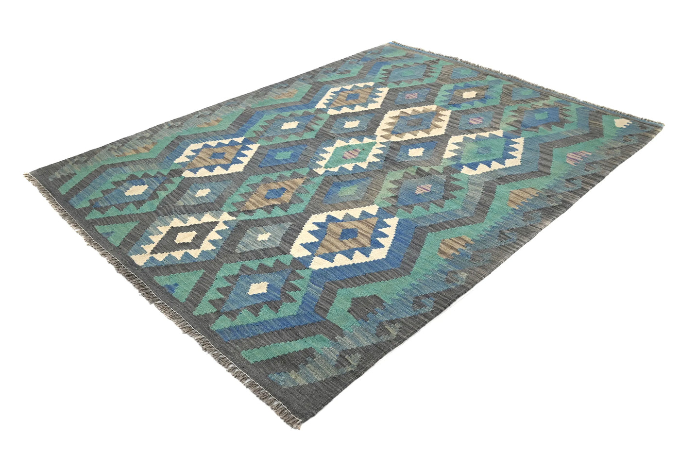 Kilim Afghan Rug – Azure Caravan