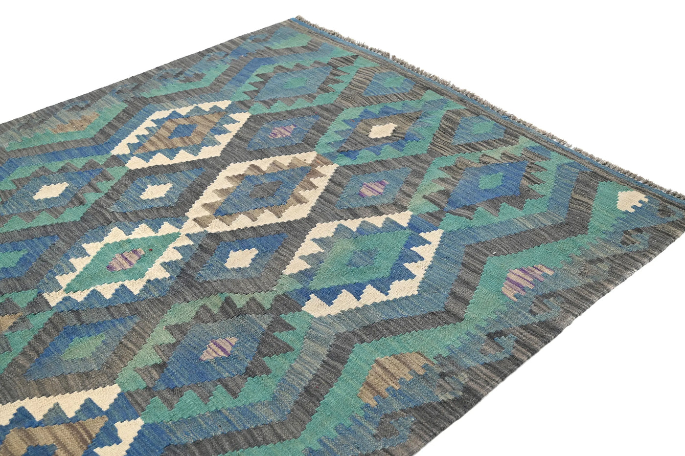 Kilim Afghan Rug – Azure Caravan