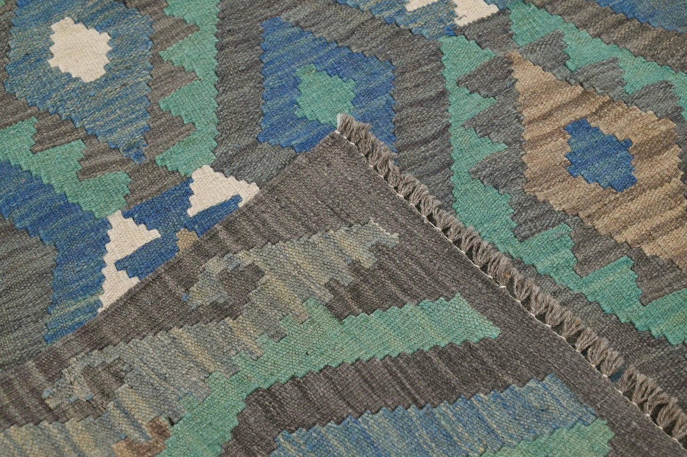 Kilim Afghan Rug – Azure Caravan