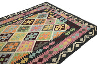 Hand-woven Afghan Kilim Rug, 152 x 203 cm