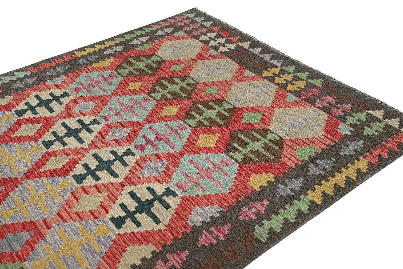 Kilim Afghan Rug – Moss Star