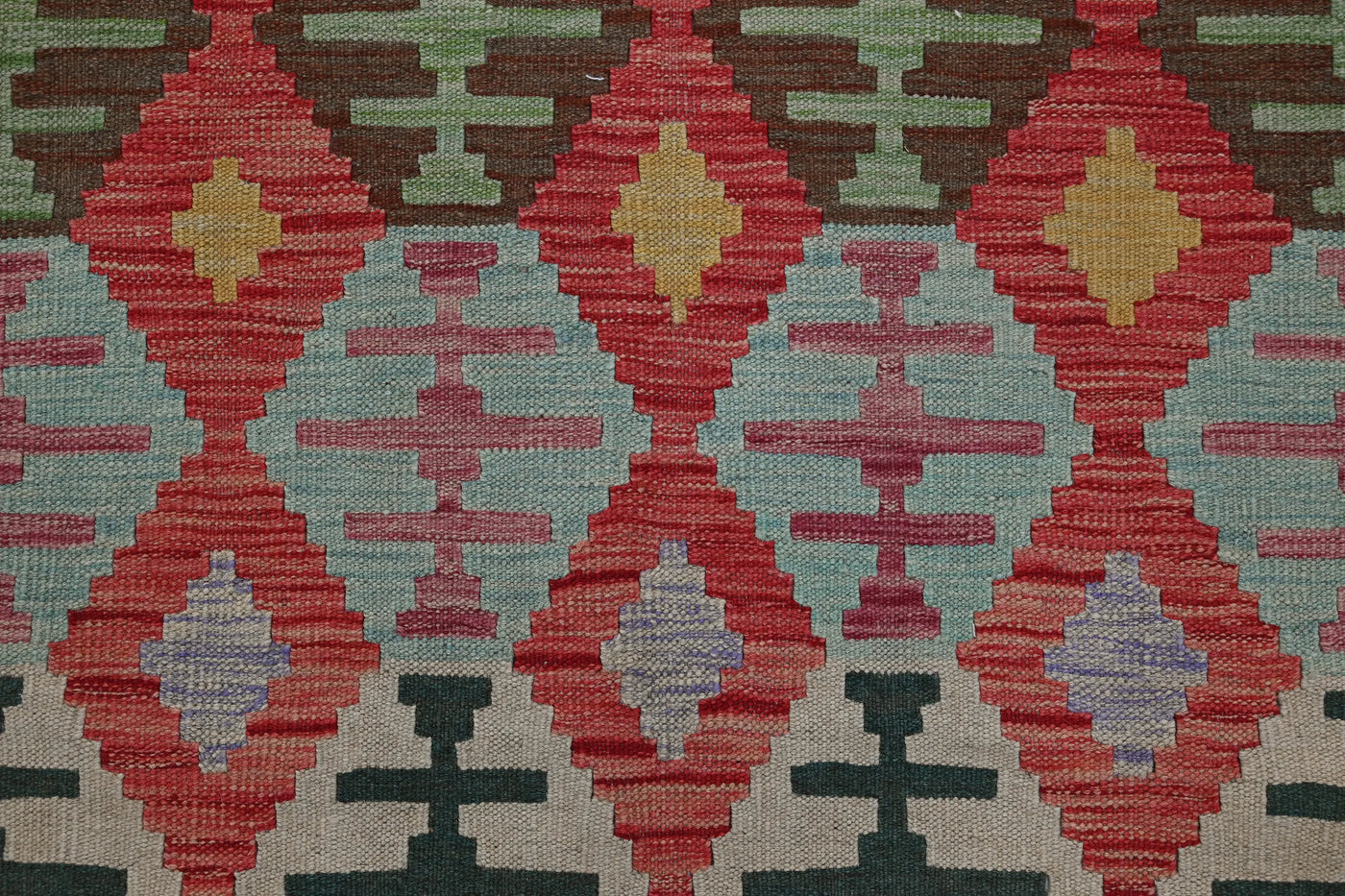 Kilim Afghan Rug – Moss Star