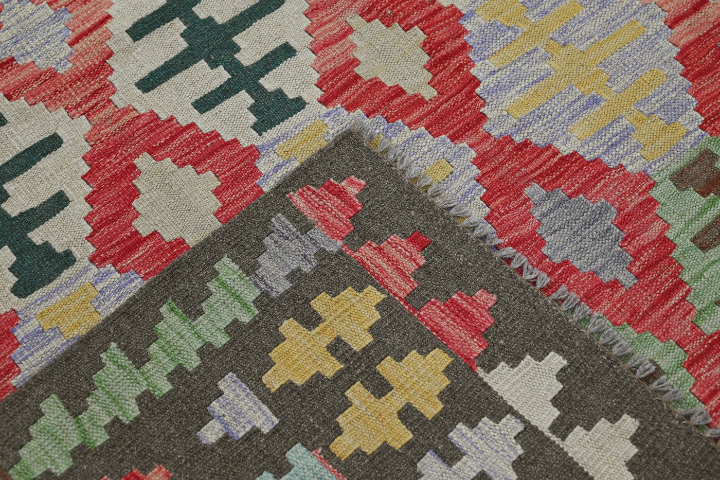 Kilim Afghan Rug – Moss Star