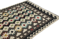 Hand-woven Afghan Kilim Rug, 152 x 215 cm