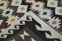Hand-woven Afghan Kilim Rug, 152 x 215 cm