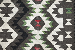 Hand-woven Afghan Kilim Rug, 157 x 205 cm