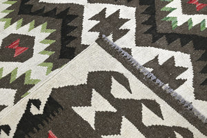 Hand-woven Afghan Kilim Rug, 157 x 205 cm