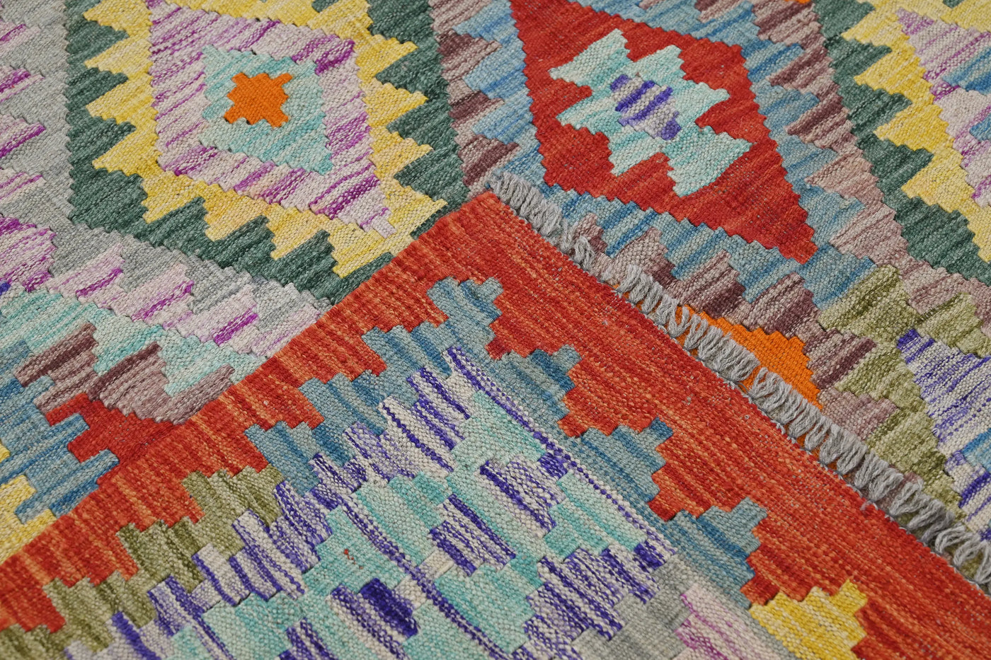 Kilim Afghan Rug – Clay Trellis