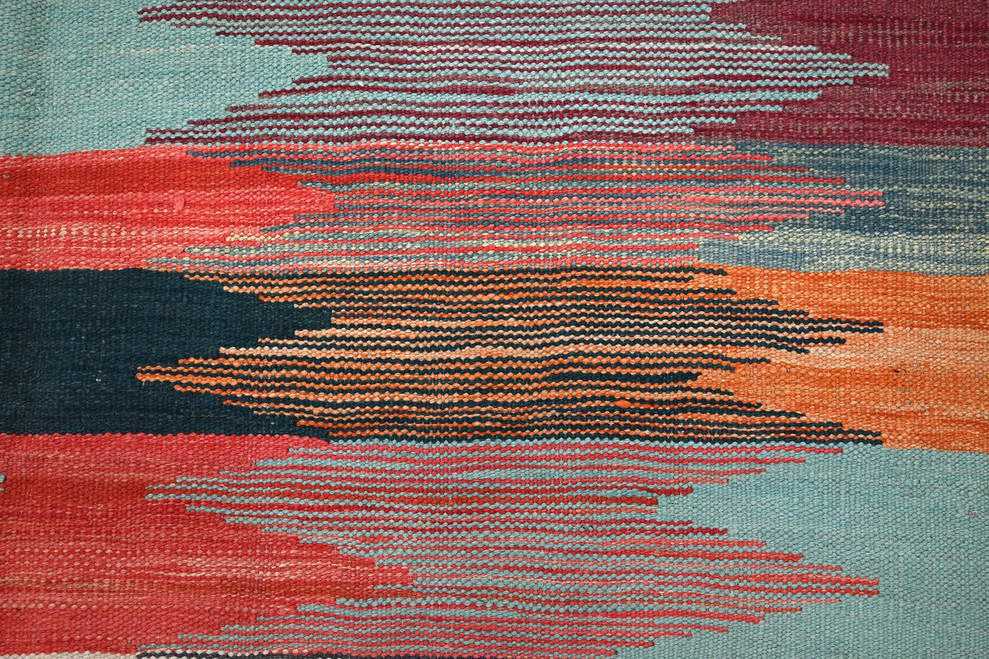 Kilim Afghan Rug – Copper Pathway