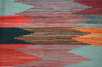 Hand-woven Afghan Kilim Rug, 152 x 203 cm