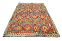 Hand-woven Afghan Kilim Rug, 152 x 231 cm