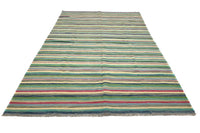 Hand-woven Afghan Kilim Rug, 192 x 287 cm