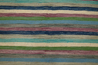 Hand-woven Afghan Kilim Rug, 192 x 287 cm