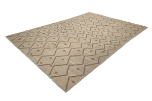 Hand-woven Afghan Kilim Rug, 187 x 277 cm