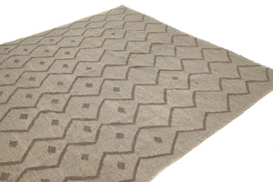 Hand-woven Afghan Kilim Rug, 187 x 277 cm