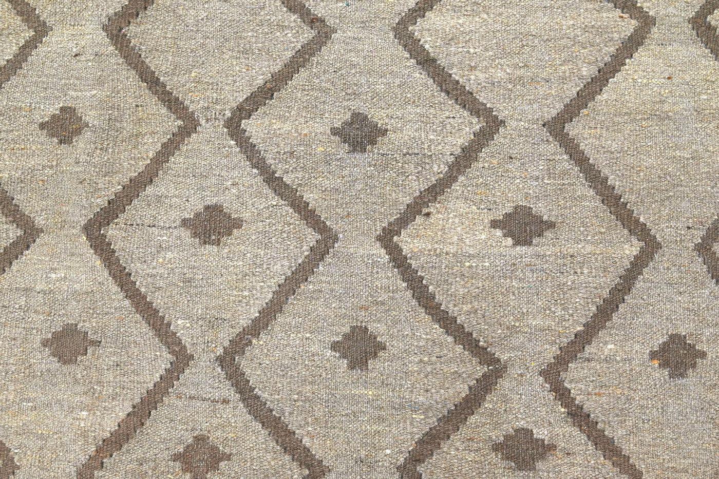 Kilim Afghan Rug – Oatmeal Keystone