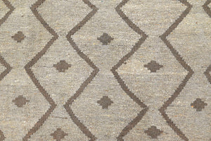 Hand-woven Afghan Kilim Rug, 187 x 277 cm