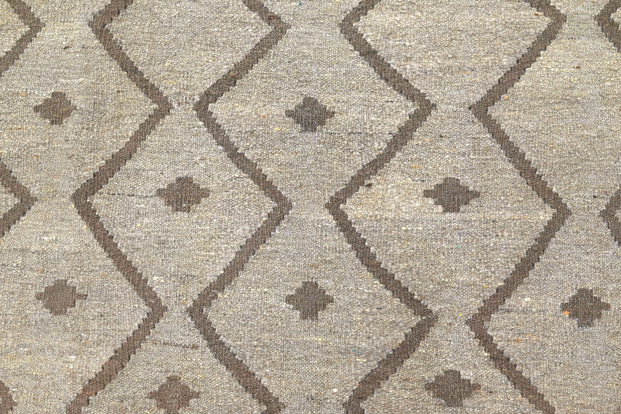 Hand-woven Afghan Kilim Rug, 187 x 277 cm