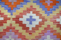 Hand-woven Afghan Kilim Rug, 180 x 244 cm