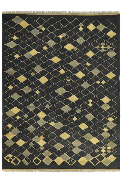 Hand-woven Afghan Kilim Rug, 213 x 290 cm (KLM-2363)