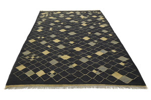 Hand-woven Afghan Kilim Rug, 213 x 290 cm (KLM-2363)
