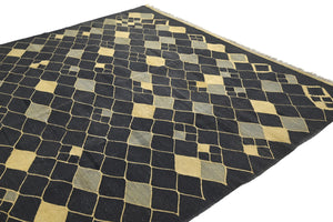 Hand-woven Afghan Kilim Rug, 213 x 290 cm (KLM-2363)