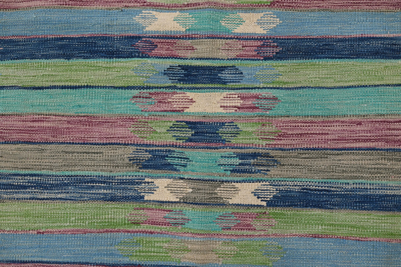 Kilim Afghan Rug – Cobalt Tapestry