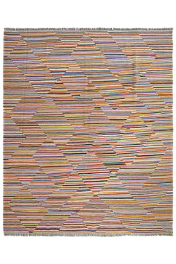 Hand-woven Afghan Kilim Rug, 250 x 307 cm