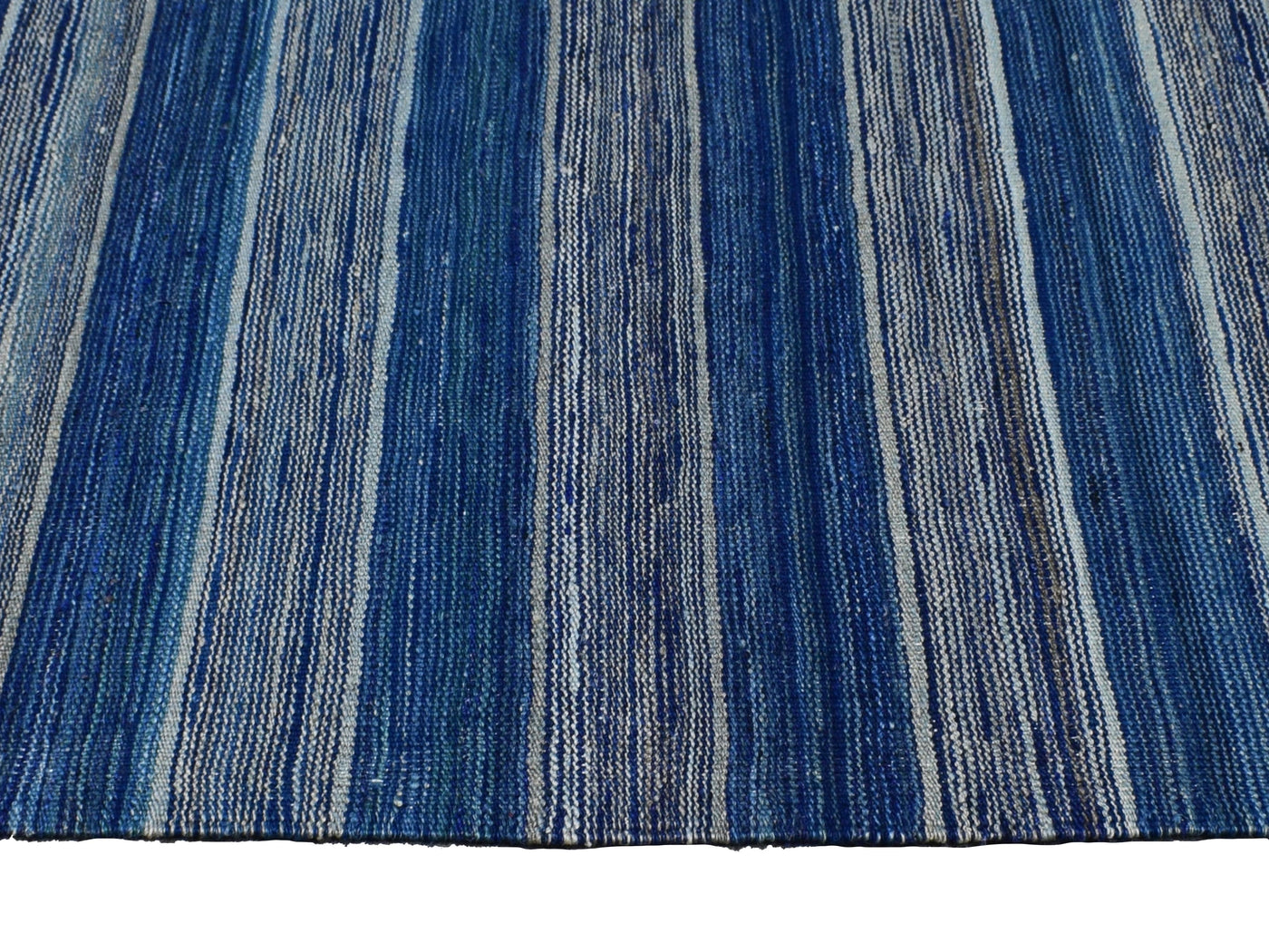 Kilim Afghan Runner Rug – Aqua Tapestry