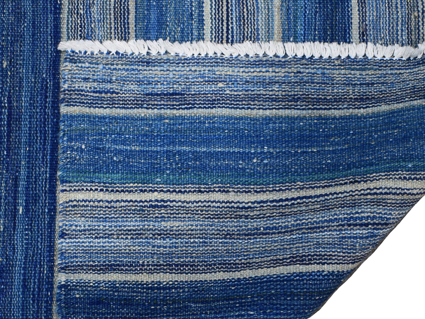 Kilim Afghan Runner Rug – Aqua Tapestry