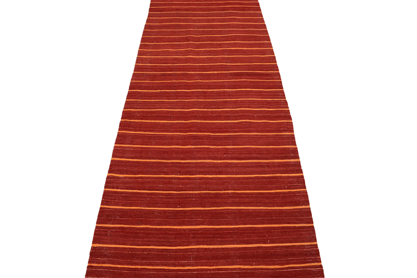 Kilim Afghan Runner Rug – Clay Chevron