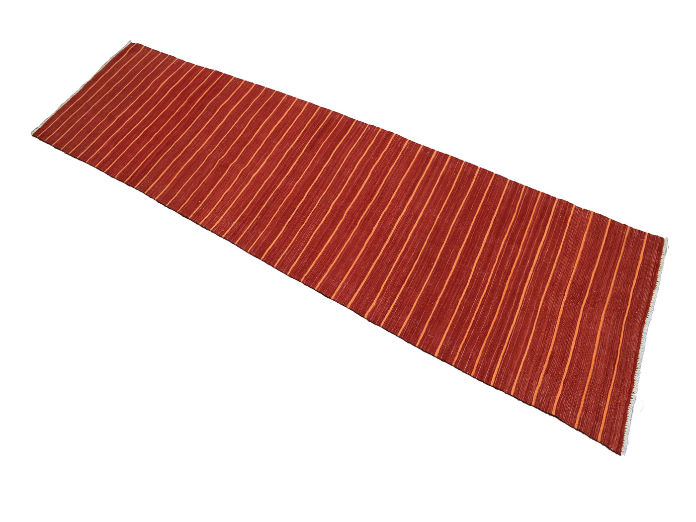 Kilim Afghan Runner Rug – Clay Chevron